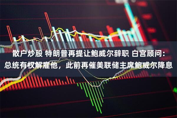 散户炒股 特朗普再提让鲍威尔辞职 白宫顾问：总统有权解雇他，此前再催美联储主席鲍威尔降息